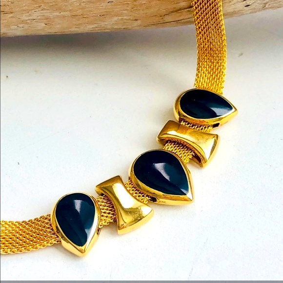 Vintage Unique Mesh necklace 🖤 - Picture 4 of 10